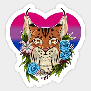 Lynx Bisexual Sticker